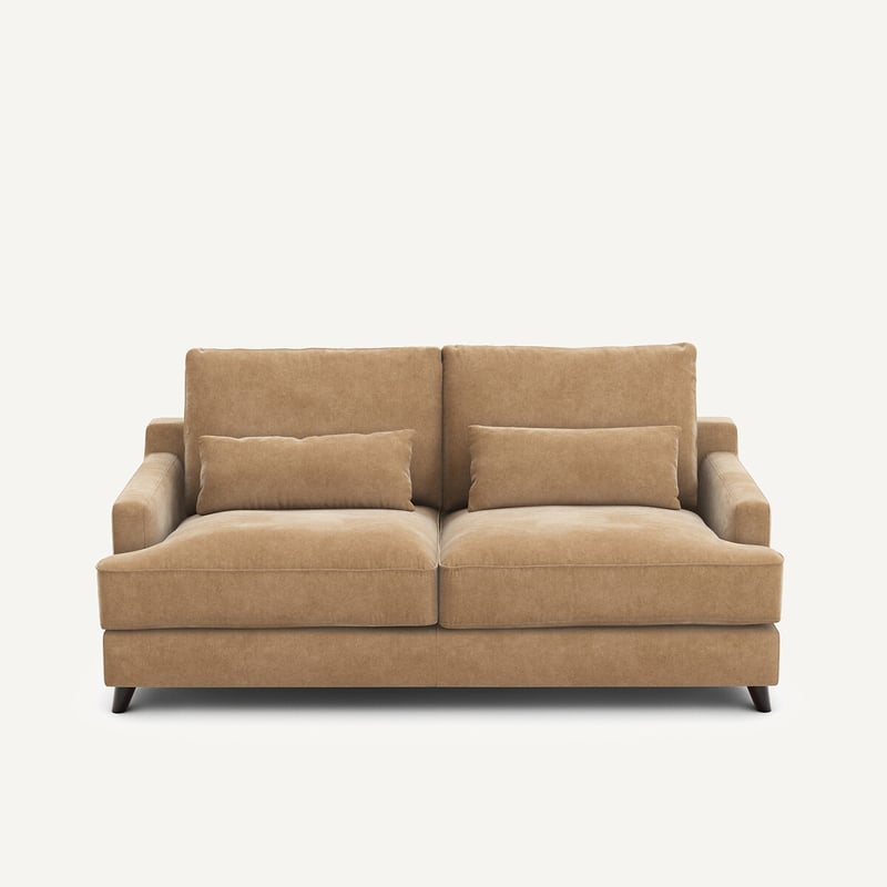 Am.pm 3-sitzer-sofa, Stonewashed Velours, Alwine