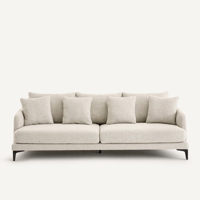 Am.pm X Emmanuel Gallina 3- Oder 4-sitzer-sofa Aus Strukturiertem Mischgewebe, Moderniste, Design Emmanuel Gallina