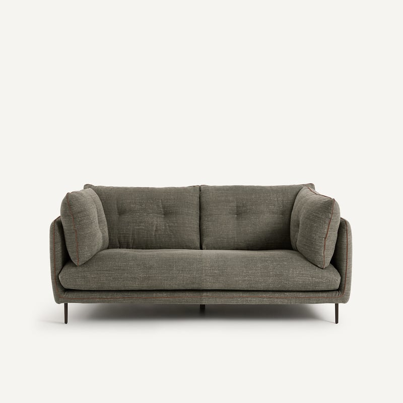 Am.pm 2-sitzer-sofa, Aus Baumwolle Und Leinen, Botero