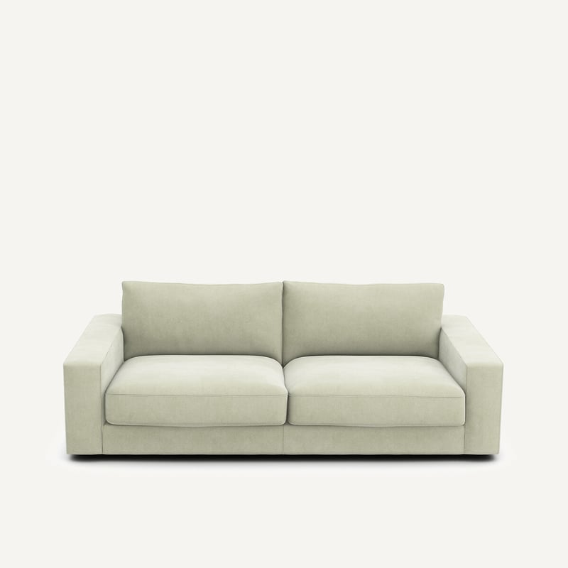 Am.pm Schlafsofa In Stonewashed Velours, Skander