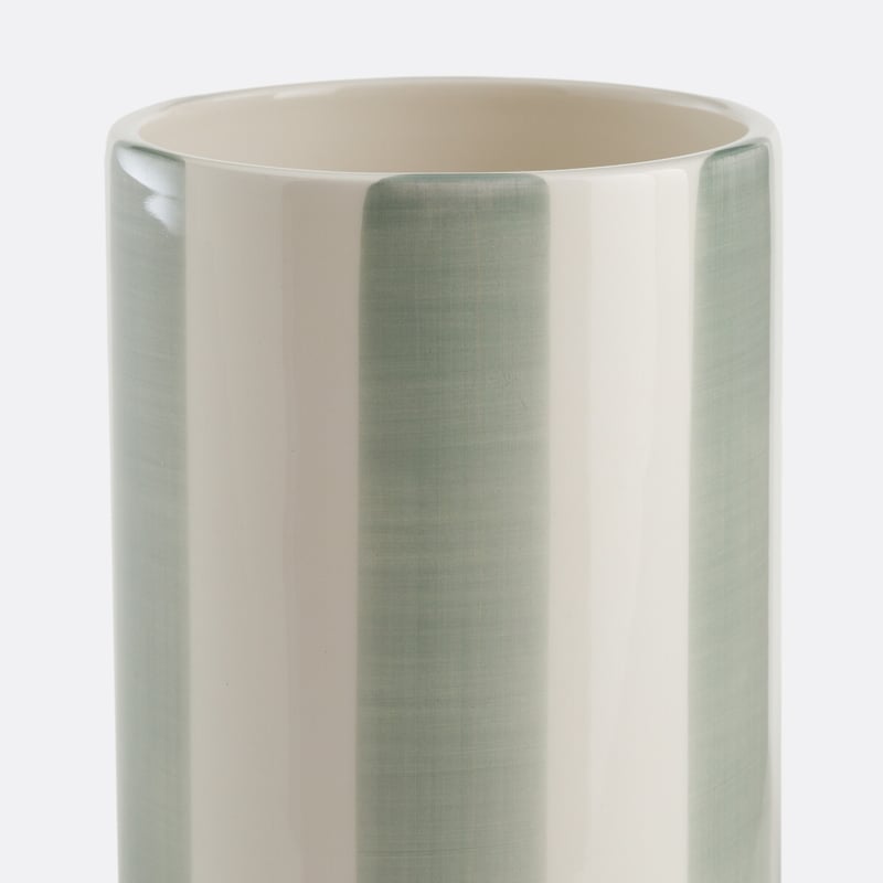 La Redoute Interieurs Vase Jaoma, Keramik Mit Streifen, H. 18 Cm