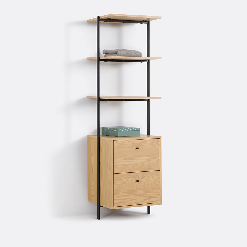 La Redoute Interieurs Ankleidemodul 3 Regale 2 Schubladen, Talist