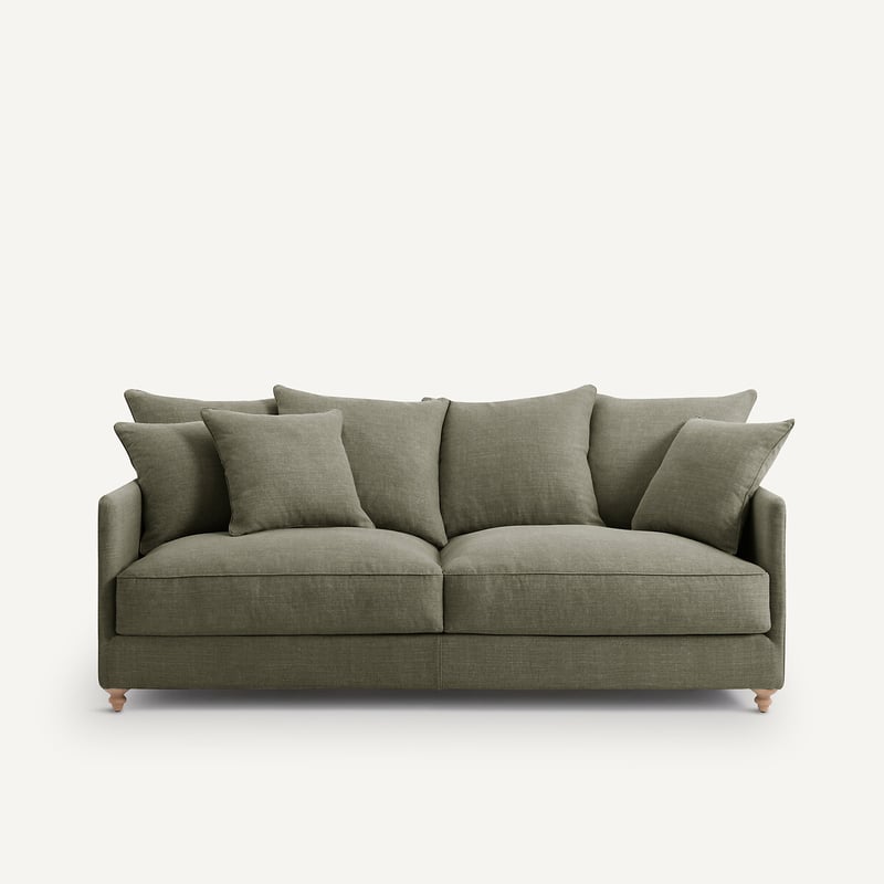 Am.pm 3-sitzer-sofa, Umwandelbar, Aus Baumwolle Und Leinen, Lazare