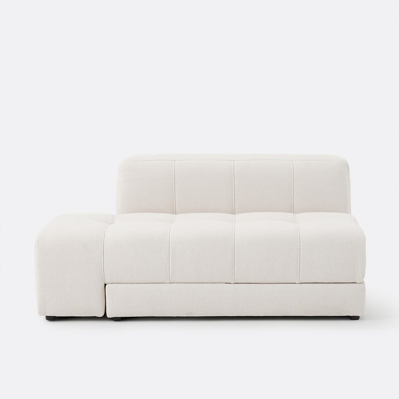 Drehbare Sitzbank, Links, Modulierbar, Feines Bouclé, Fano