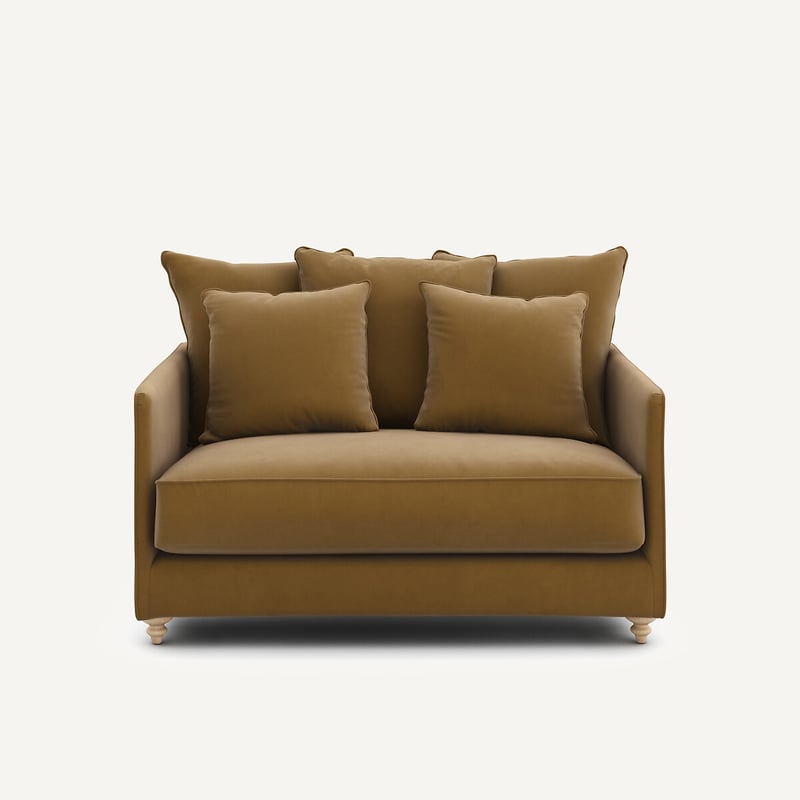 Am.pm Umbaubares 2-sitzer-sofa Aus Leinenvelours, Lazare