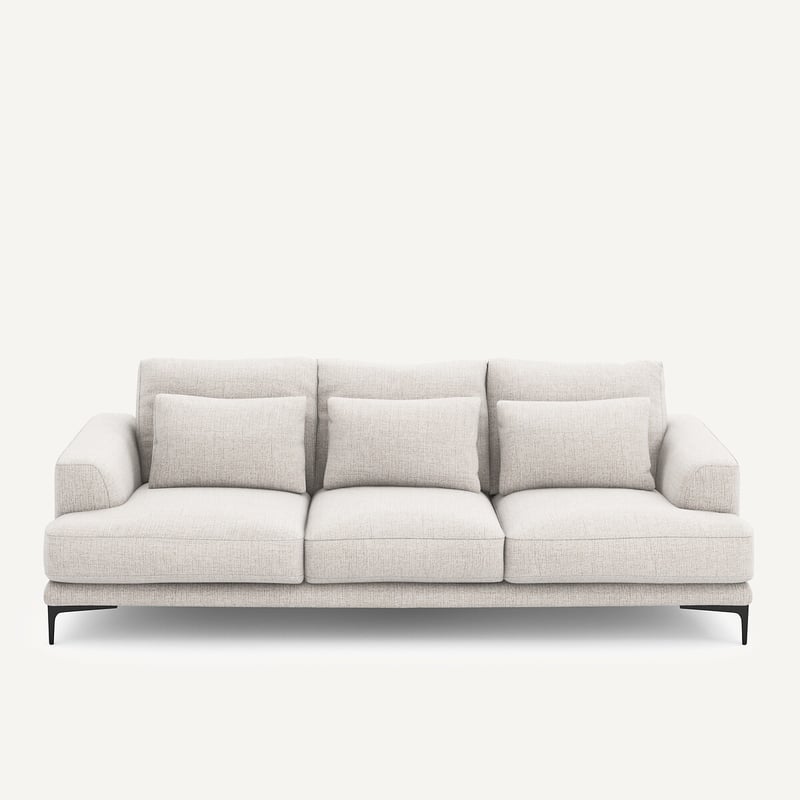 Am.pm 4-sitzer-sofa, Aus Jaspé-stoff, Marsile