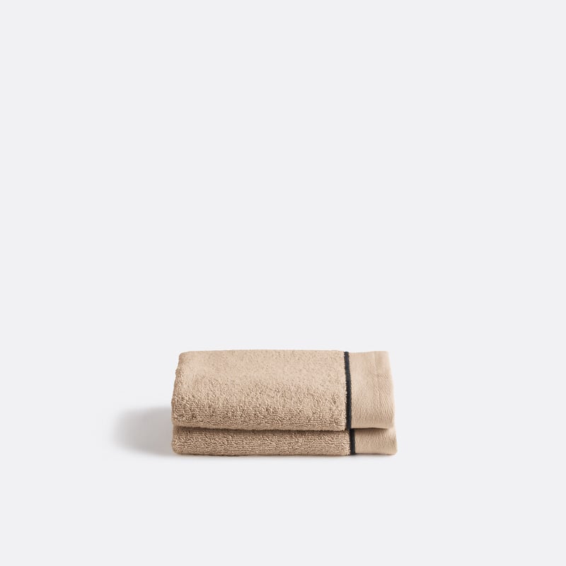 La Redoute Interieurs Set Mit 2 Gästehandtüchern, Aus Gekämmter Baumwolle 675g/m2, Victor