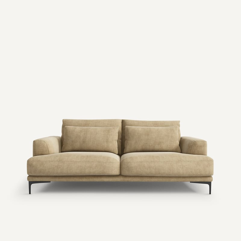Am.pm 3-sitzer-sofa Marsile, Samt Stonewashed