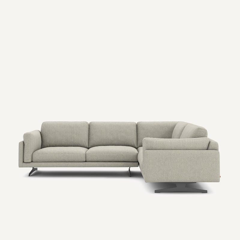 Am.pm Ecksofa César, Tweed-optik