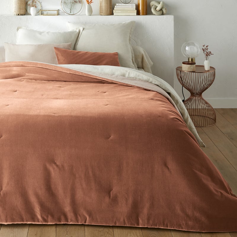 La Redoute Interieurs Gesteppte Tagesdecke Velvet Aus Baumwollsamt