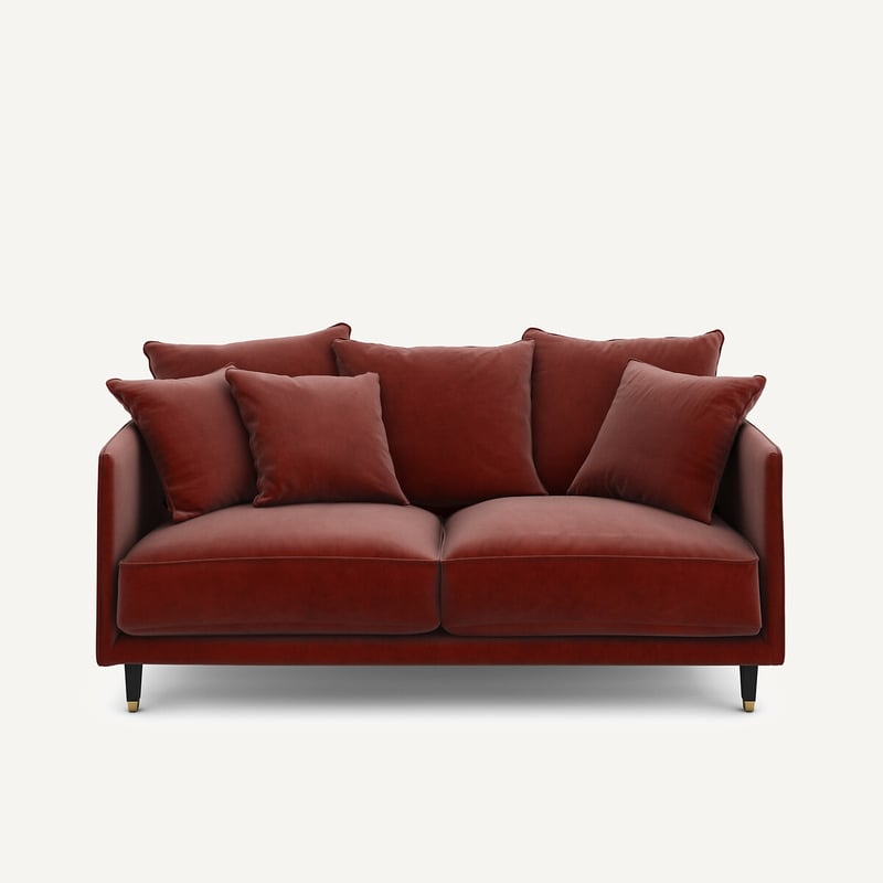 Am.pm Sofa 3p Compact Velours, Lazare