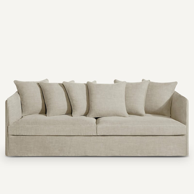 Am.pm 3-, 4- Oder 5-sitzer-sofa, Dickes Stonewashed-leinen, Neo Chiquito