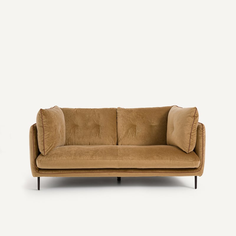 Am.pm 2-sitzer-sofa Aus Leinenvelours, Botero