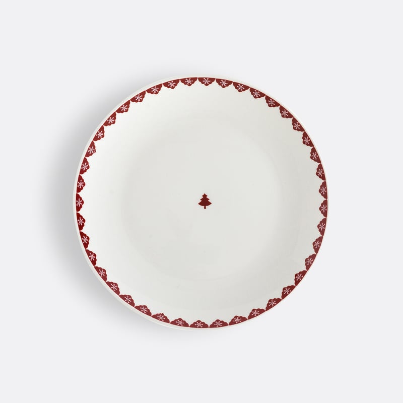 La Redoute Interieurs 4er-set Dessertteller Flocani, Porzellan