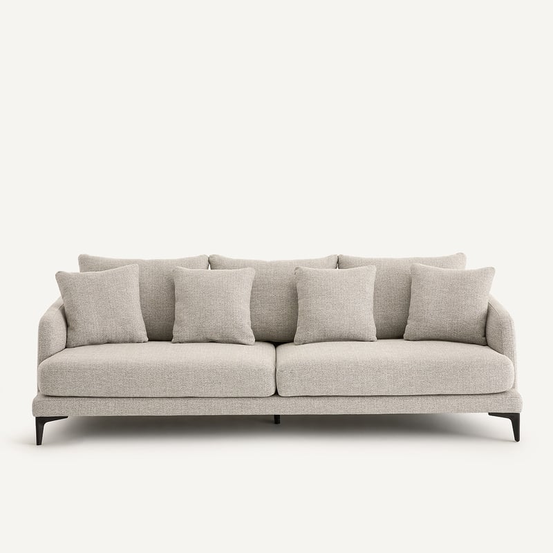 Am.pm X Emmanuel Gallina 3- Oder 4-sitzer-sofa Aus Strukturiertem Mischgewebe, Moderniste, Design Emmanuel Gallina