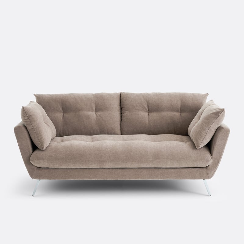 3-, 4- Oder 5-sitzer-sofa, Aus Meliertem Polyester, Tomi