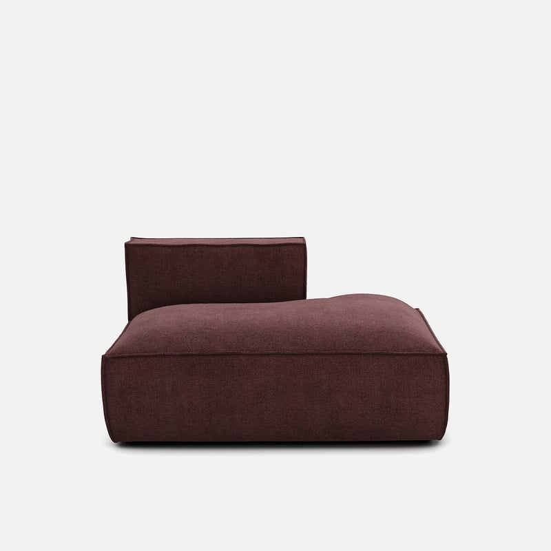 Récamiere-element Rechts Für Modulares Sofa Seven, Aus Strukturgewebe