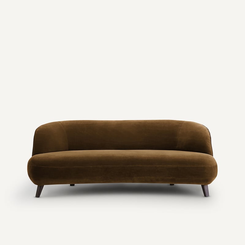 Emmanuel Gallina X Am.pm 3-sitzer-sofa, Samt, Rosebury, Design Emmanuel Gallina