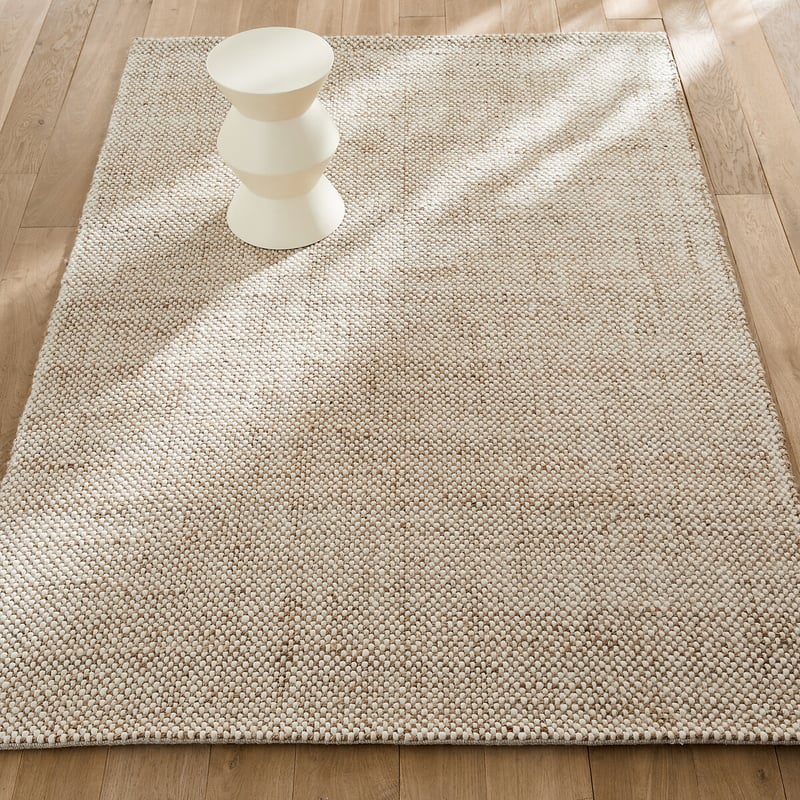 Am.pm Teppich Ishaan, Wolle Und Jute, Handgewebt