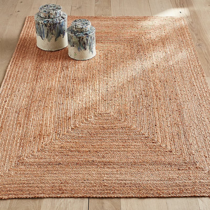 Am.pm Jute-teppich Hempy, Handgeflochten