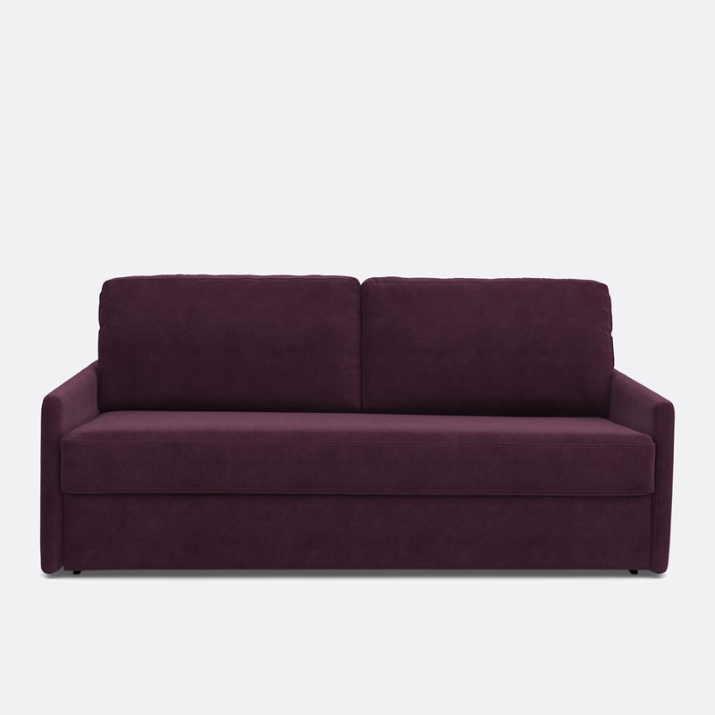 Schlafsofa Aus Velours, 2-, 3- Oder 4-sitzer, Bultex®-komfort, Marta