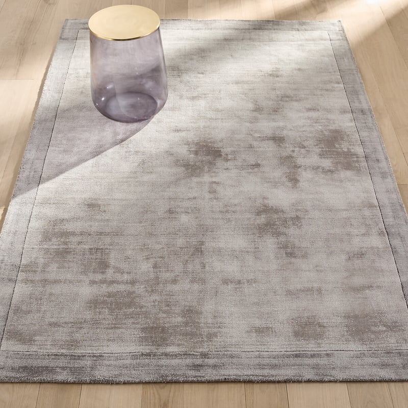 Am.pm Teppich Burada, Tencel™, Handgewebt