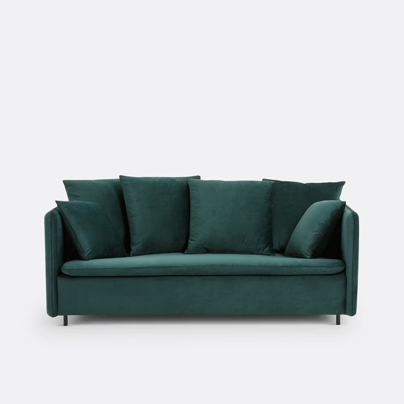 3-sitzer-sofa, Ausziehbar Aus Samt, Ivete