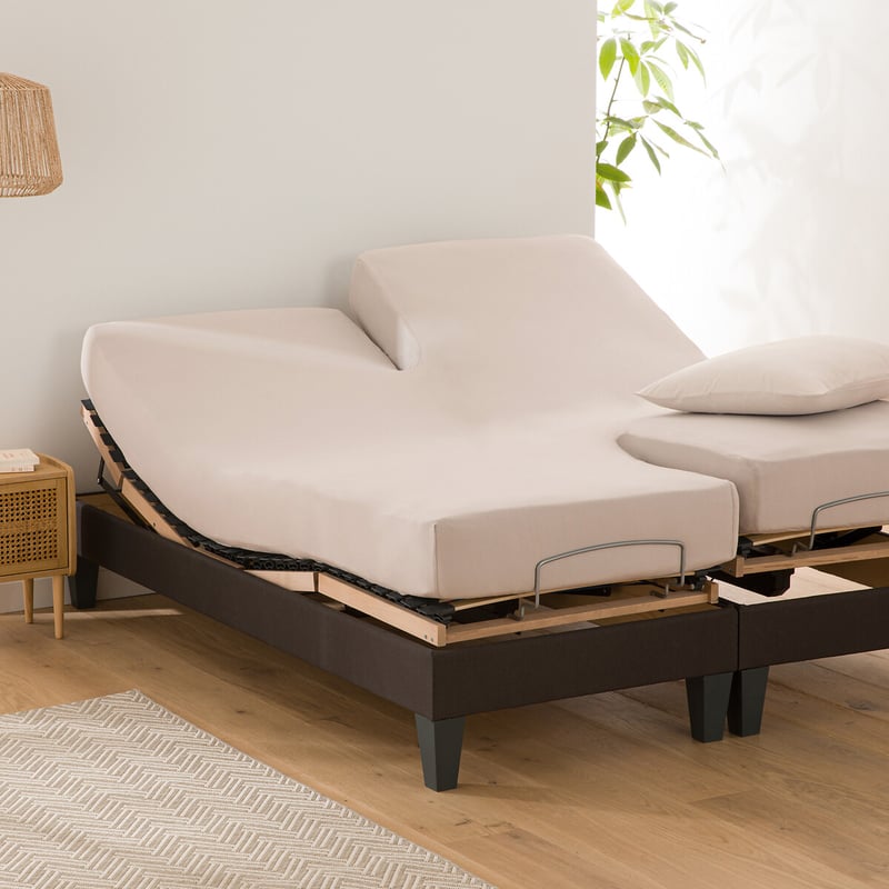La Redoute Interieurs Uni-fixleintuch Für Verstellbares Doppelbett Scenario, Baumwolle