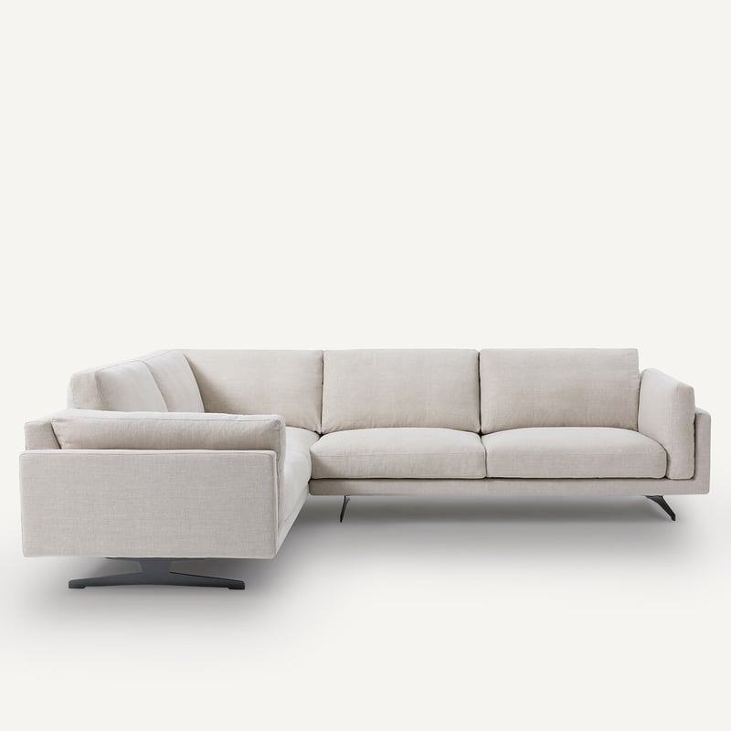 Am.pm Ecksofa César, Baumwolle/leinen