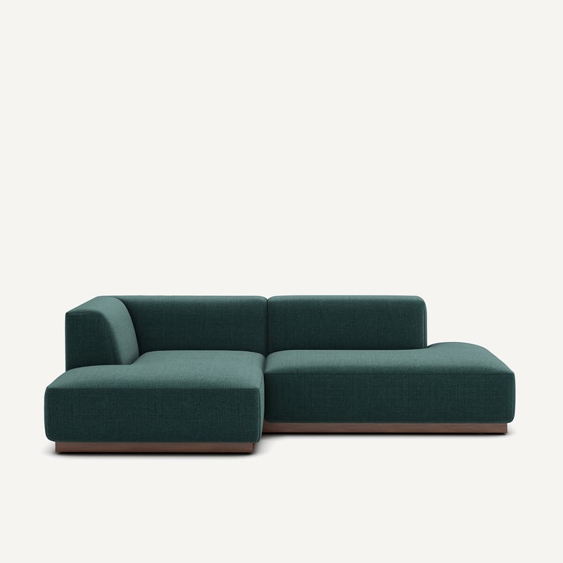Am.pm Ecksofa Jacopo Mit Ecke Links, Jaspé-stoff