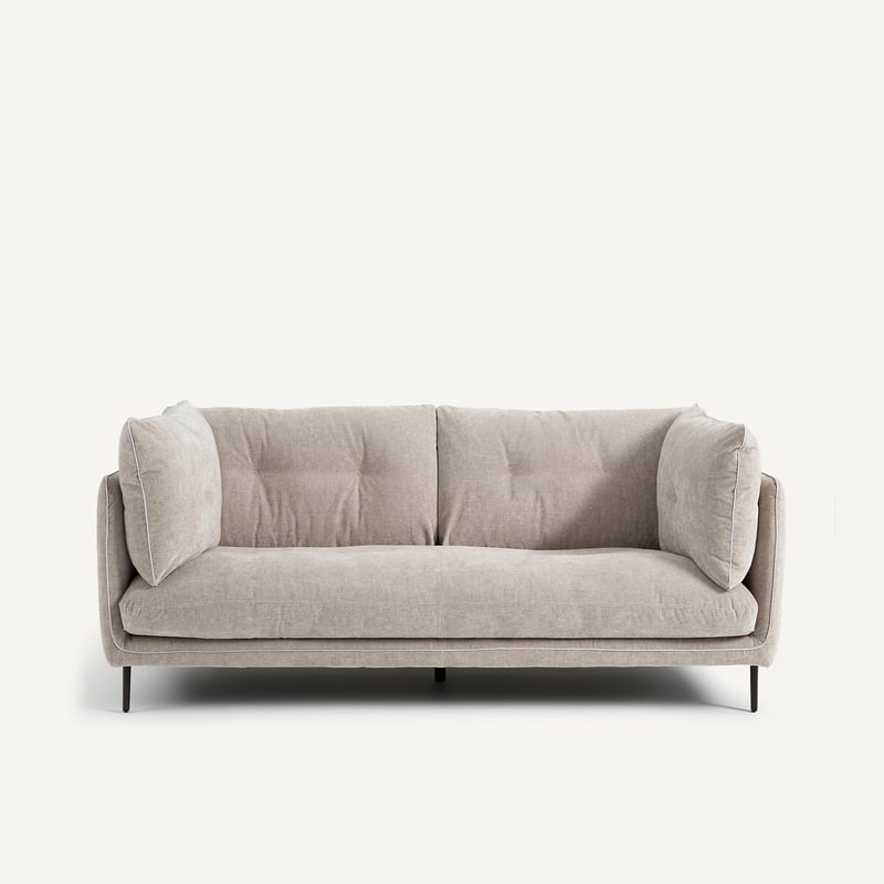 Am.pm Kompaktes Sofa Aus Chenille-samt, Botero
