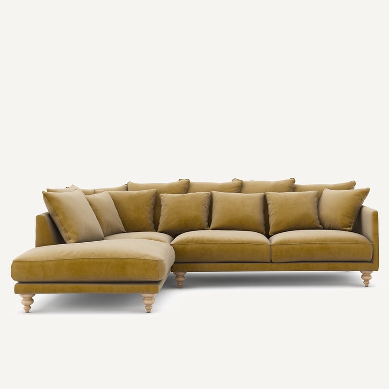 Am.pm Ecksofa Lazare, Samt