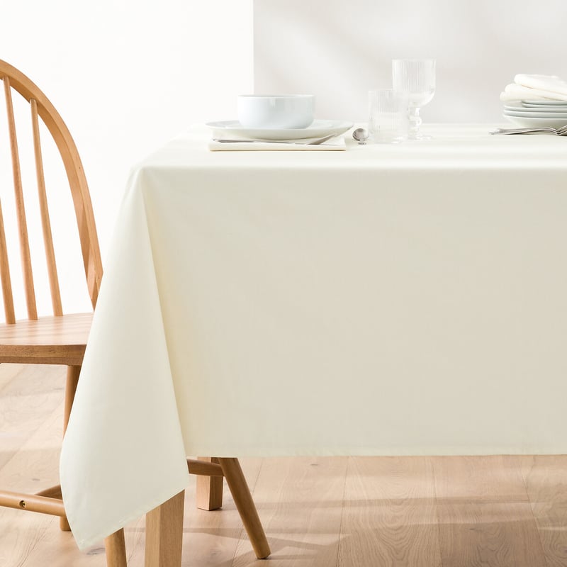 La Redoute Interieurs Beschichtete Tischdecke Scénario, Weiche Baumwolle