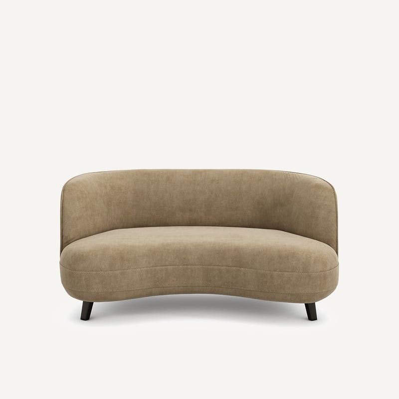 Am.pm X Emmanuel Gallina Xs-sofa, 3-sitzer Stonewashed Velvet, Rosebury, Design Emmanuel Gallina