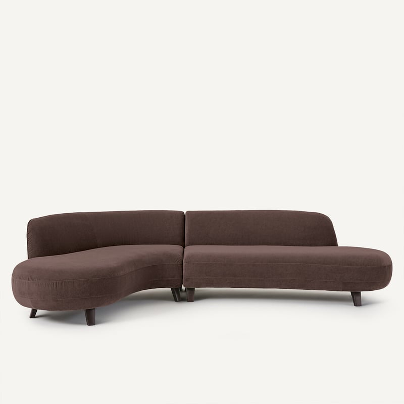 Am.pm X Emmanuel Gallina Ecksofa Aus Leinenvelours, Rosebury, Design Von Emmanuel Gallina