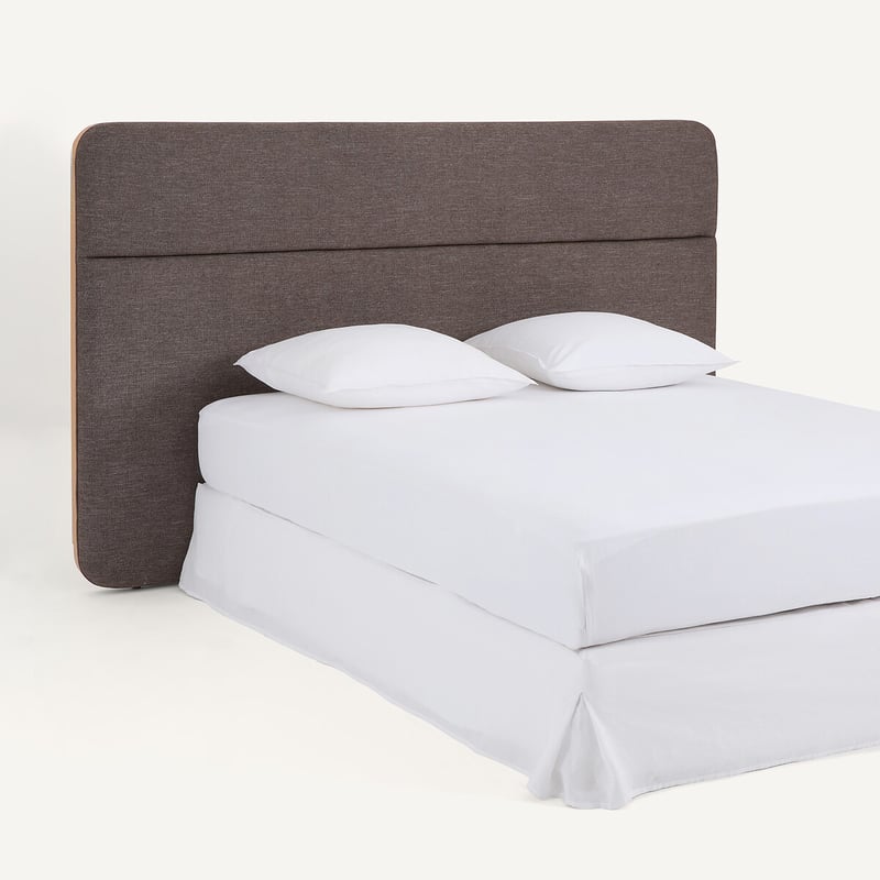 Am.pm Kopfteil Noen Aus Meliertem Stoff Mit Rahmen Aus Eichenfurnier