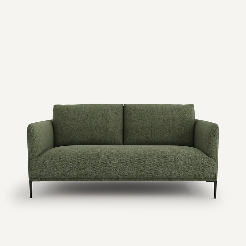 Emmanuel Gallina X Am.pm Kompaktsofa Oscar, Bouclé Meliert