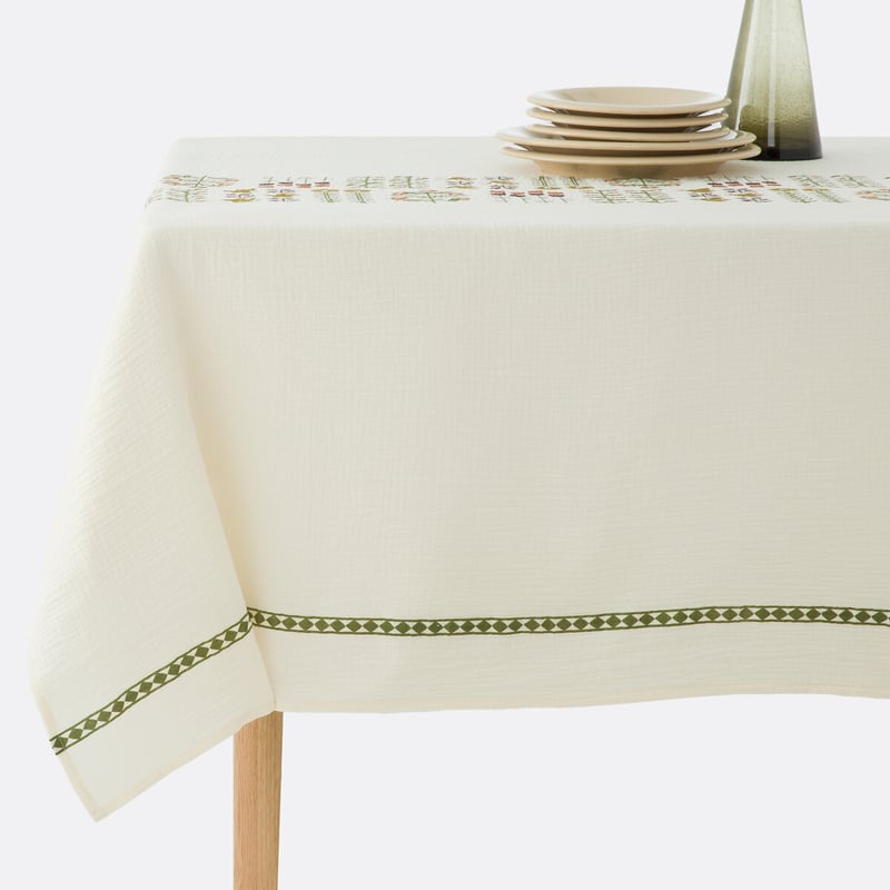 La Redoute Interieurs Bedruckte Tischdecke Anselme Aus Baumwollmusselin