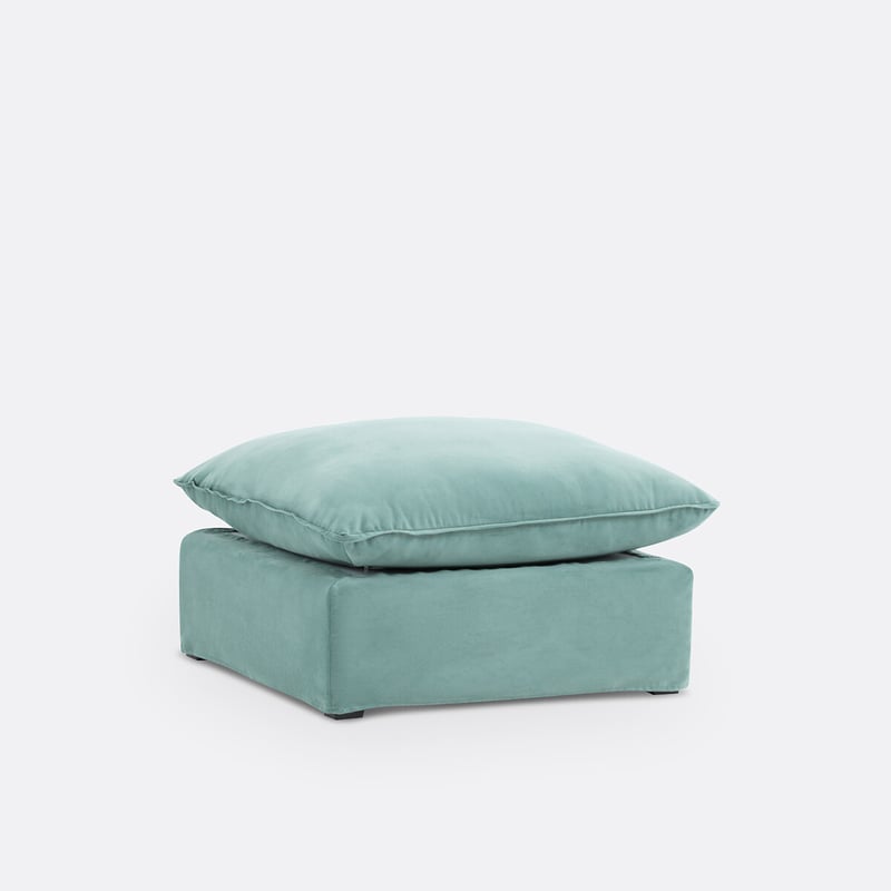 Hocker Odna, Abnehmbarer Bezug, Aus Samt