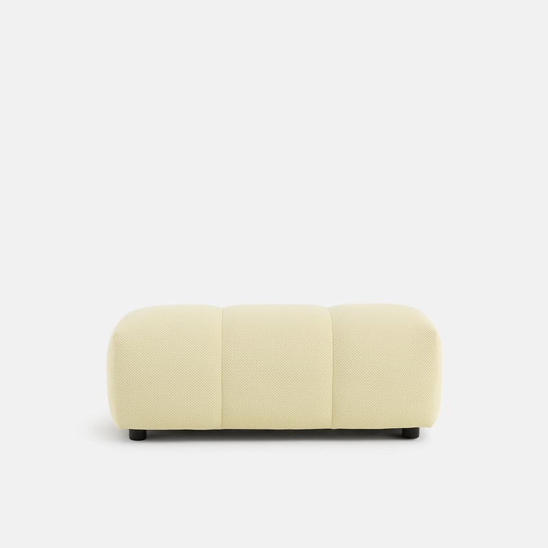 Hocker Xl, Aus Gestepptem Stoff, Länge 109 Cm, Nuria