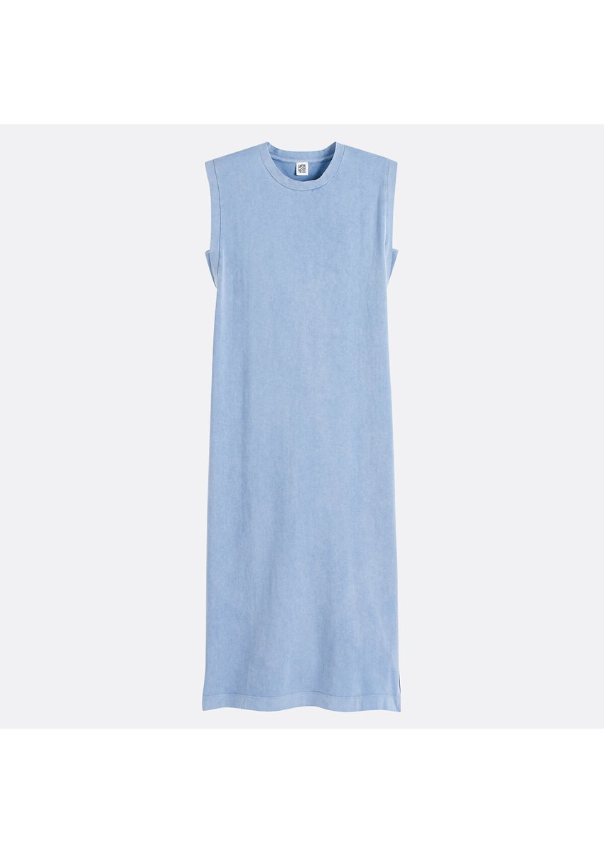 Imagen Vestido camisero largo sin mangas