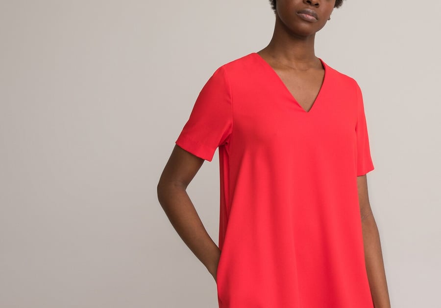 Robe courte évasée
