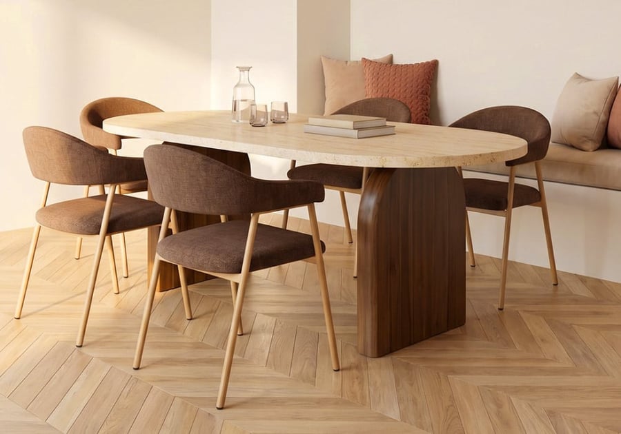 Lot de chaises de salle à manger