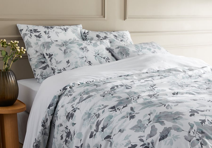 Housse de couette fleurie