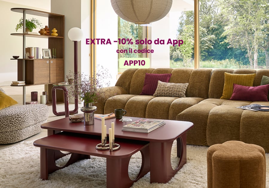 EXTRA -10% da app