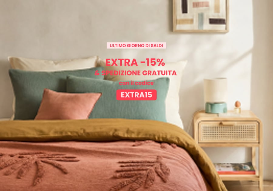 EXTRA15 e spedizione gratuita
