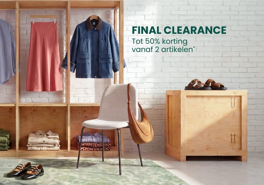 FINAL CLEARANCE: Tot -50% vanaf 2 artikelen*