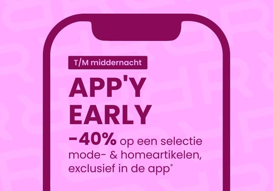 APPY'Y EARLY: -40% sur une sélection d'articles mode & maison*