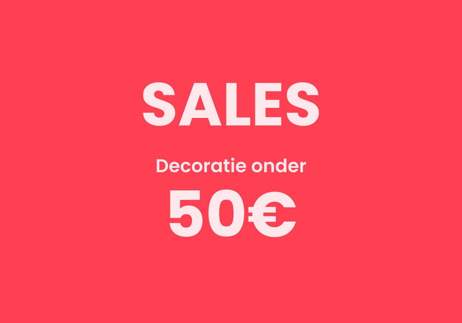 Decoratie minder dan 50€
