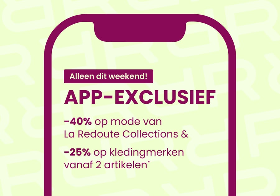 ALLEEN DIT WEEKEND : DOWNLOAD NU DE APP!